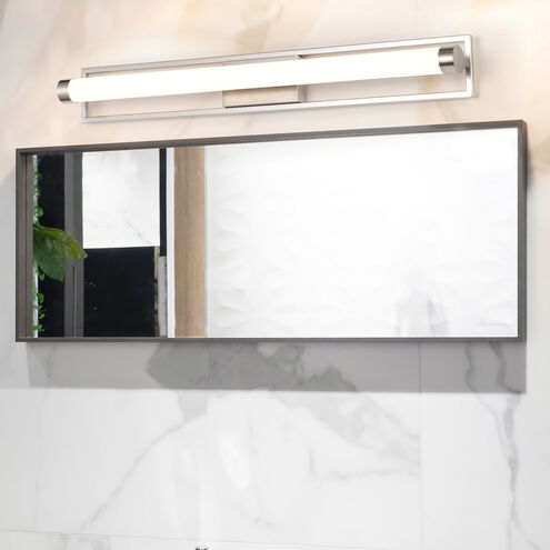 Canal LED 36 inch Brushed Nickel Bath Vanity Light Wall Light