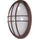 Brentwood 1 Light 13 inch Architectural Bronze Outdoor Bulk Head