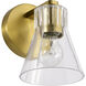 Gianna 5.5 inch Vintage Brass Vanity Wall Light
