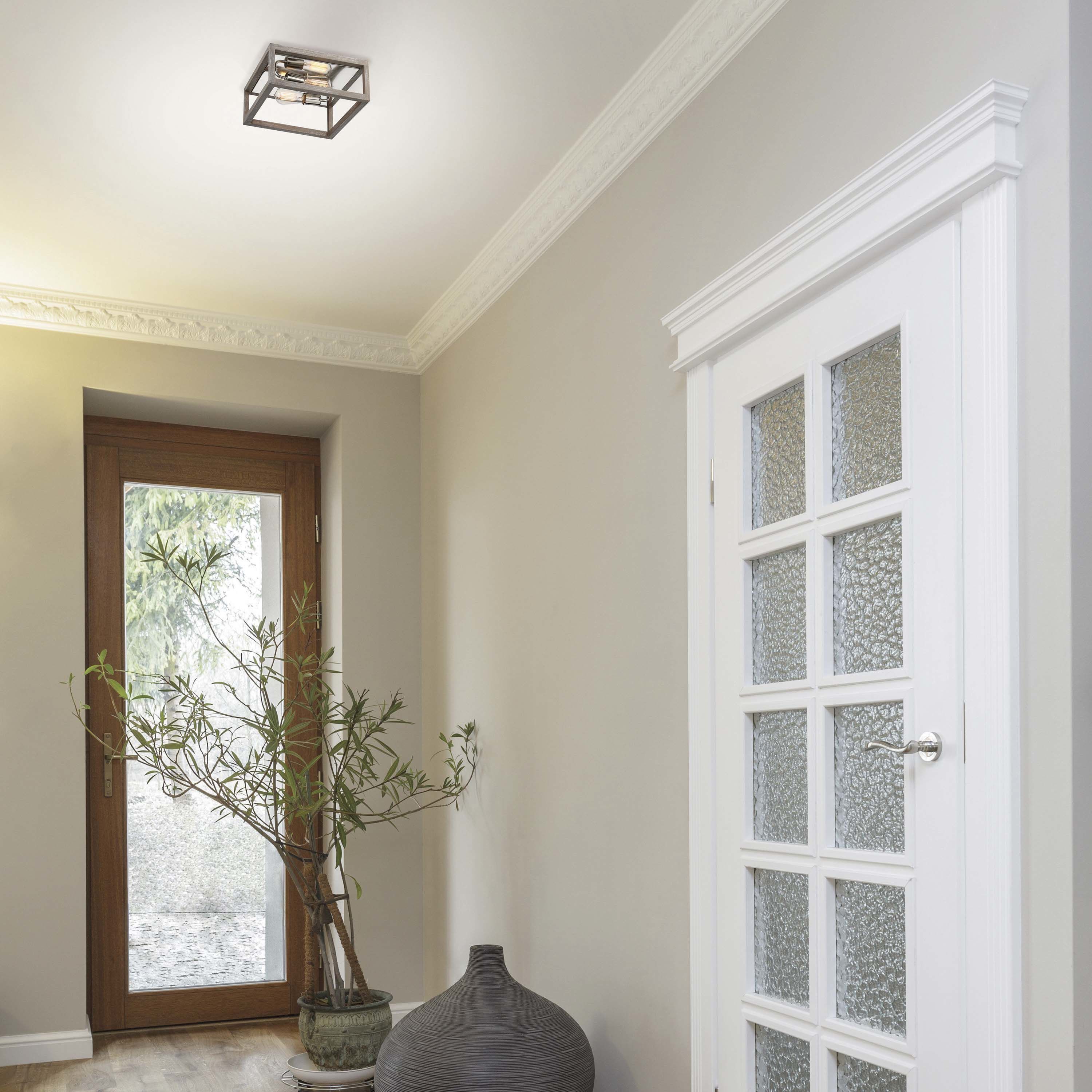 Driftwood flush mount light online