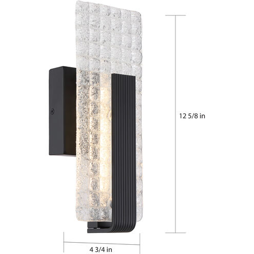 Ceres LED 5 inch Matte Black ADA Wall Sconce Wall Light