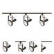 Brentwood 3 Light 120V Russet Bronze Track Kit Ceiling Light