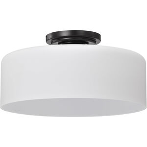 Warren 13.13 inch Gun Metal Semi Flush Mount Ceiling Light