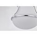 Valdora 1 Light 10.38 inch Polished Nickel Pendant Ceiling Light