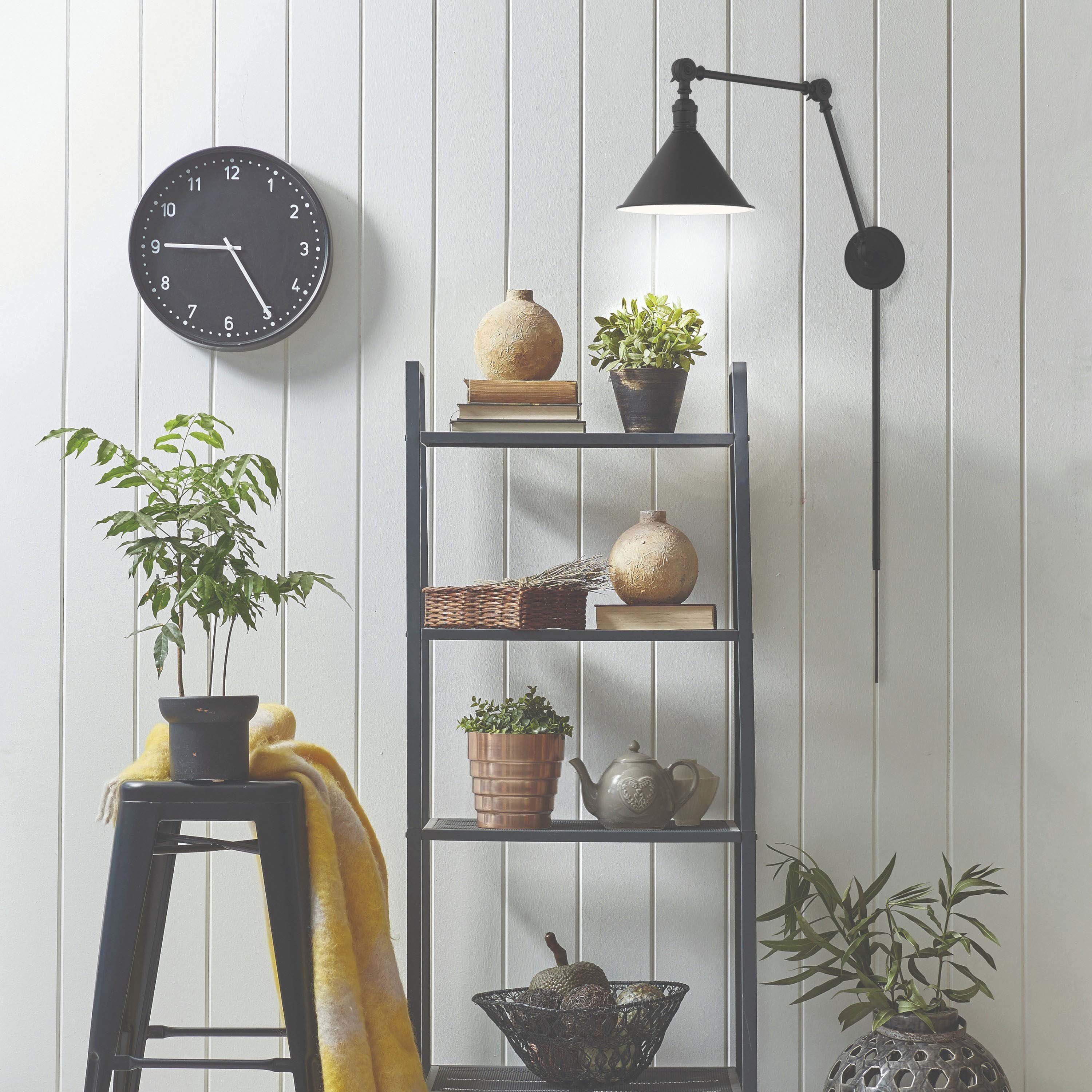 Delancey 27 inch 60.00 watt Matte Black Swing Arm Wall Wall Light