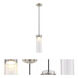 Pulse LED 3 inch Brushed Nickel Mini Pendant Ceiling Light