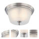 Surrey 2 Light 13 inch Brushed Nickel Flush Mount Ceiling Light