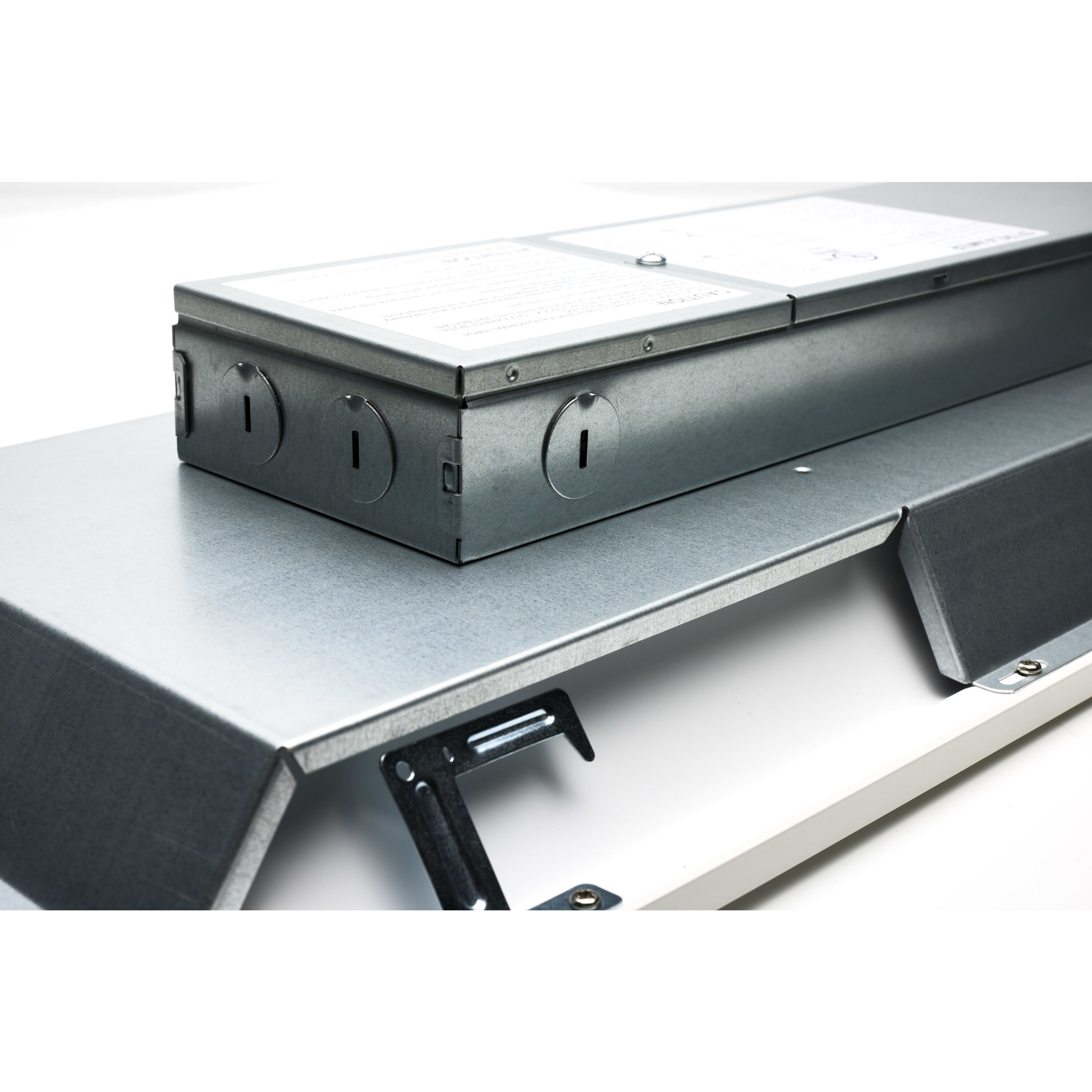 LED Backlit LED 23.75 inch White Flat Panel Ceiling Light