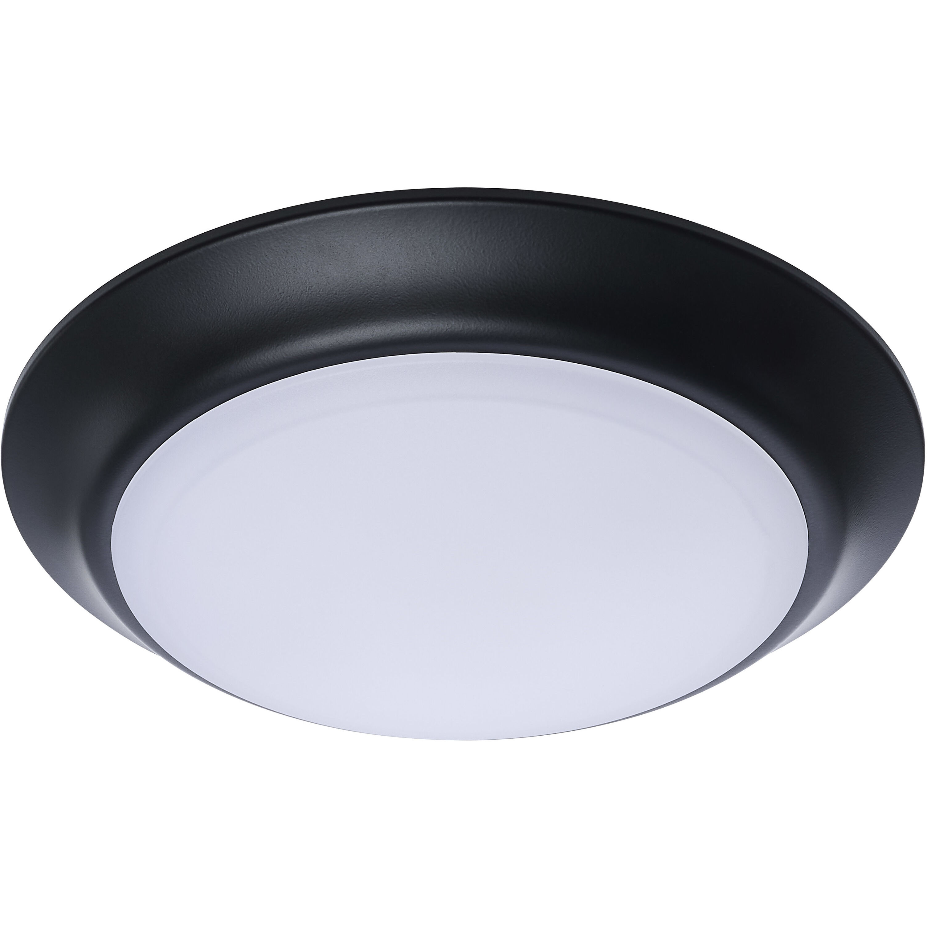 ColorQuick LED 7.4 inch Black Close-to-Ceiling LED Disk Ceiling Light