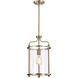 Yorktown 1 Light 10 inch Burnished Brass Pendant Ceiling Light