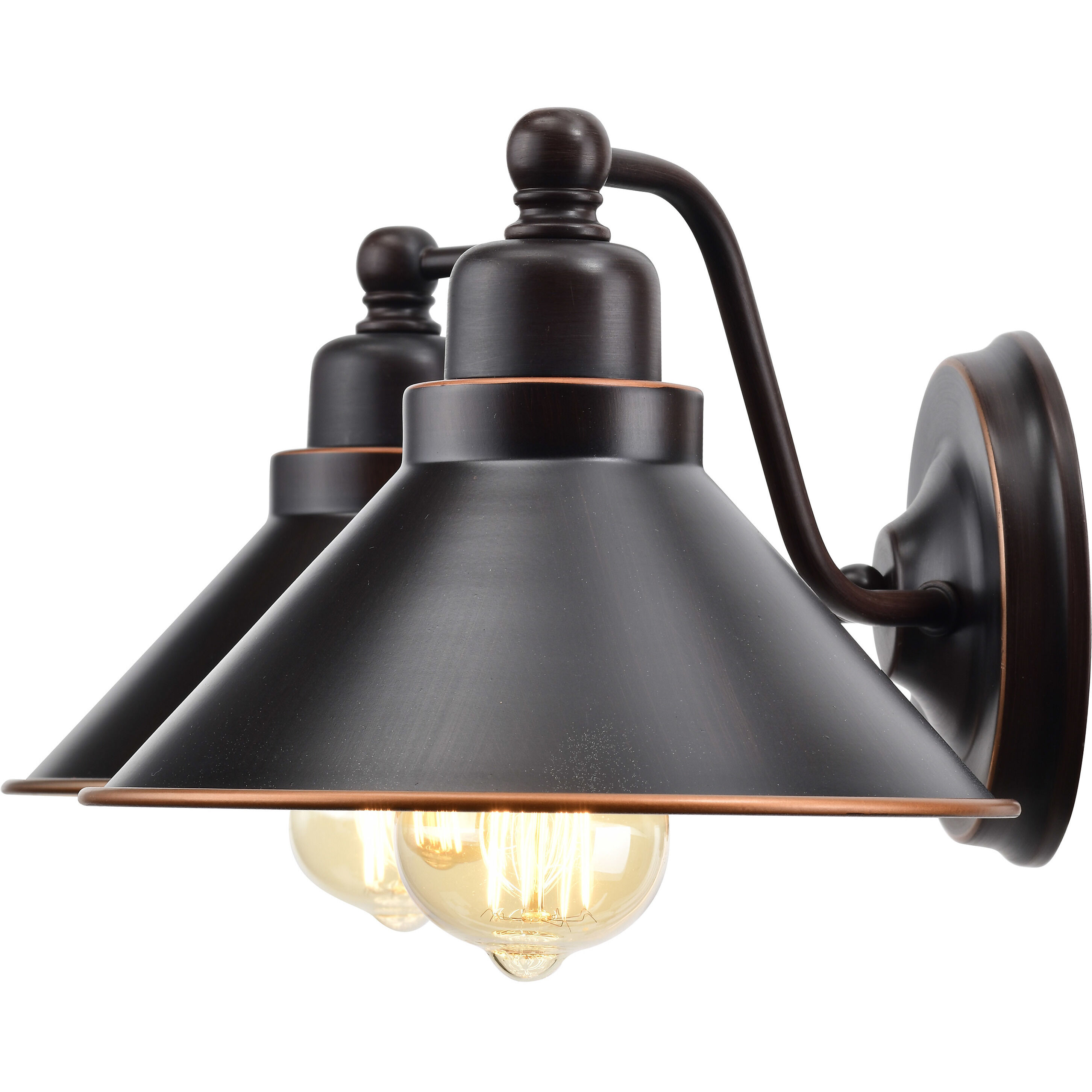 Bridgeview 2 Light 20 inch Mission Dust Bronze Wall Sconce Wall Light