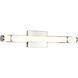 Bowman LED 24 inch Brushed Nickel Vanity Light Wall Light