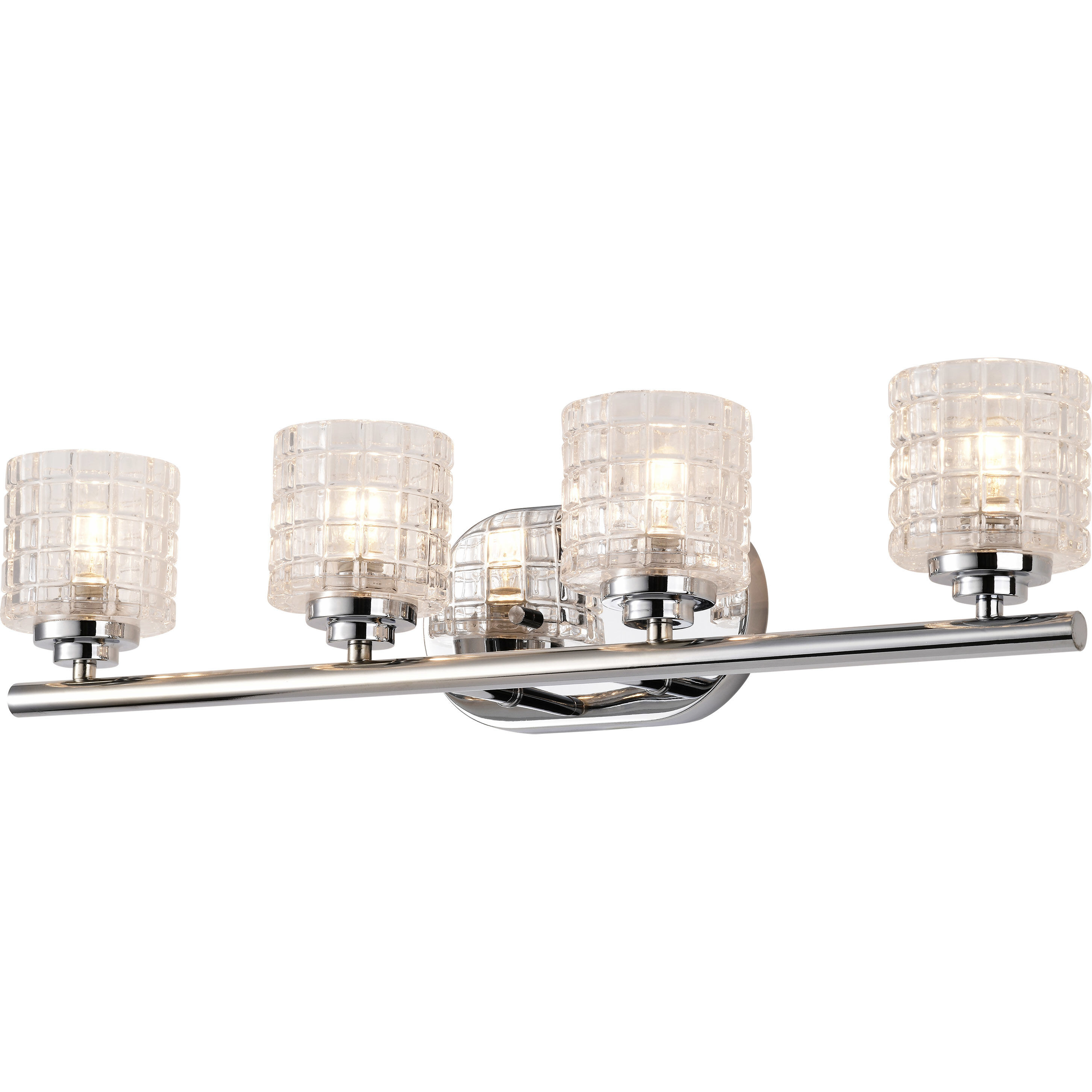 Votive 4 Light 25 inch Polished Nickel Vanity Light Wall Light