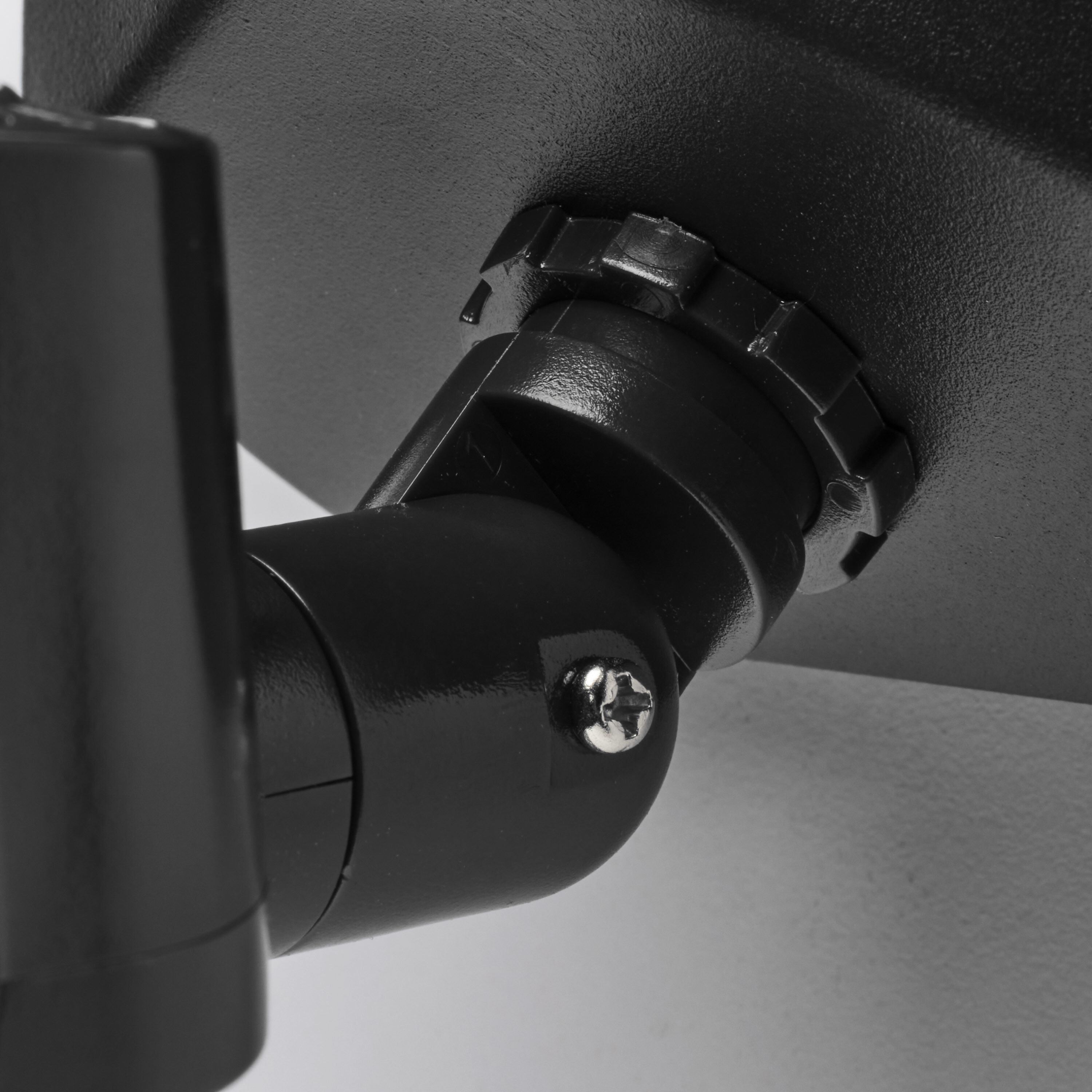 Brentwood LED 4 inch Black Outdoor Security Light