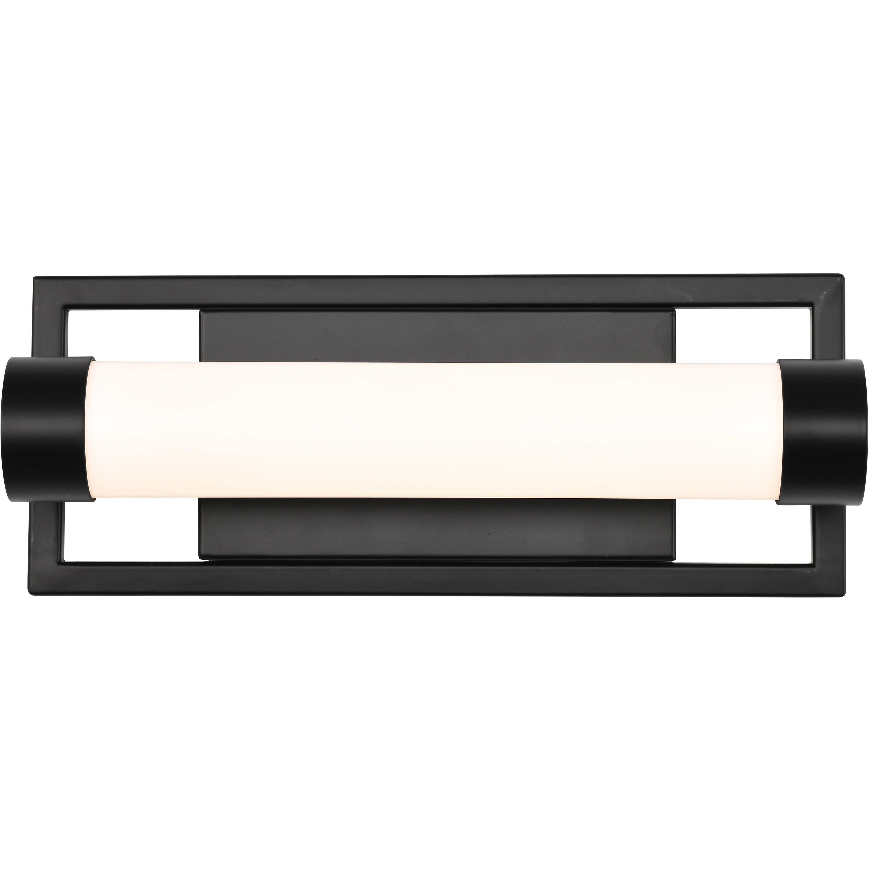 Canal LED 12 inch Matte Black Bath Vanity Light Wall Light