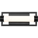 Canal LED 12 inch Matte Black Bath Vanity Light Wall Light