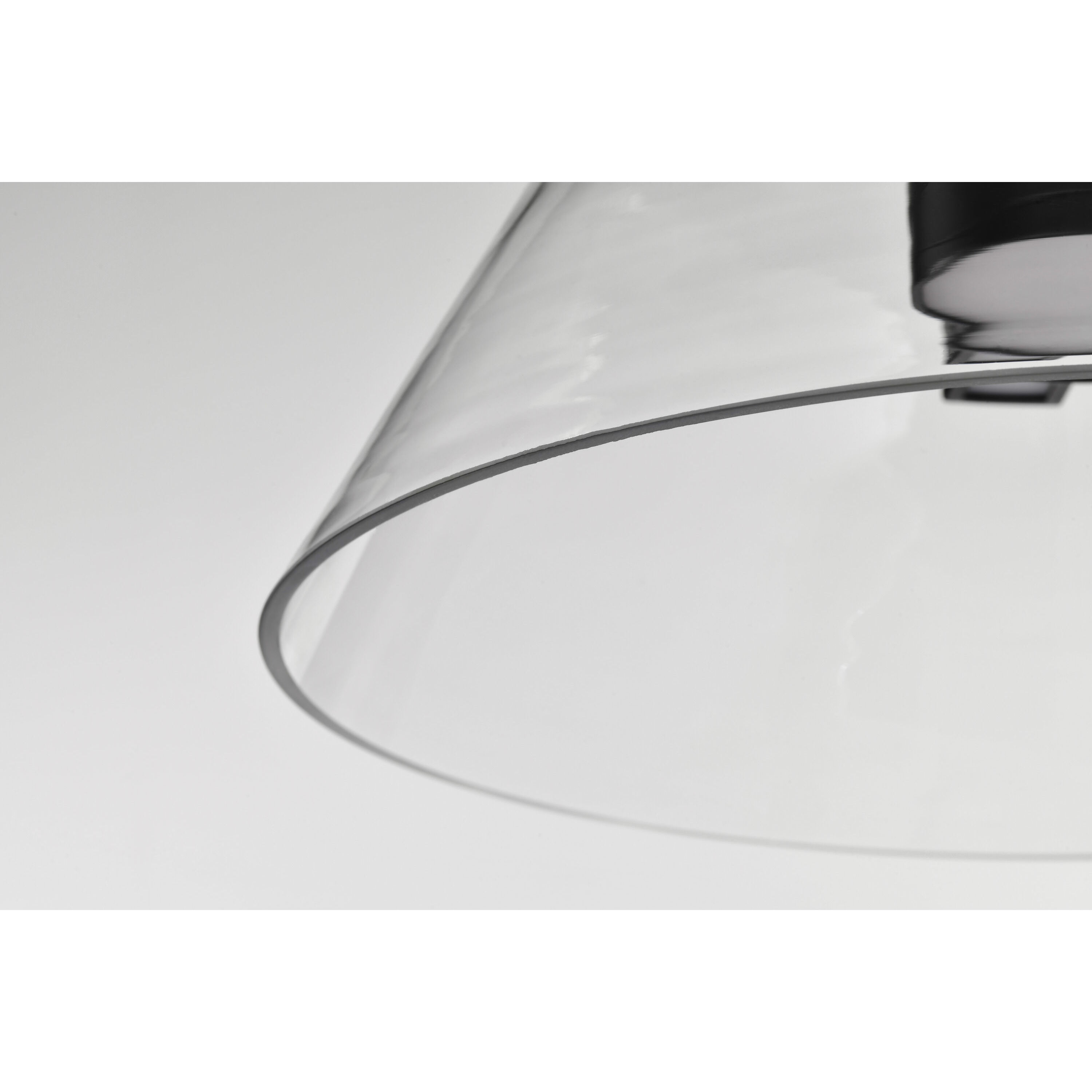 Edmond LED 13.63 inch Matte Black Pendant Ceiling Light