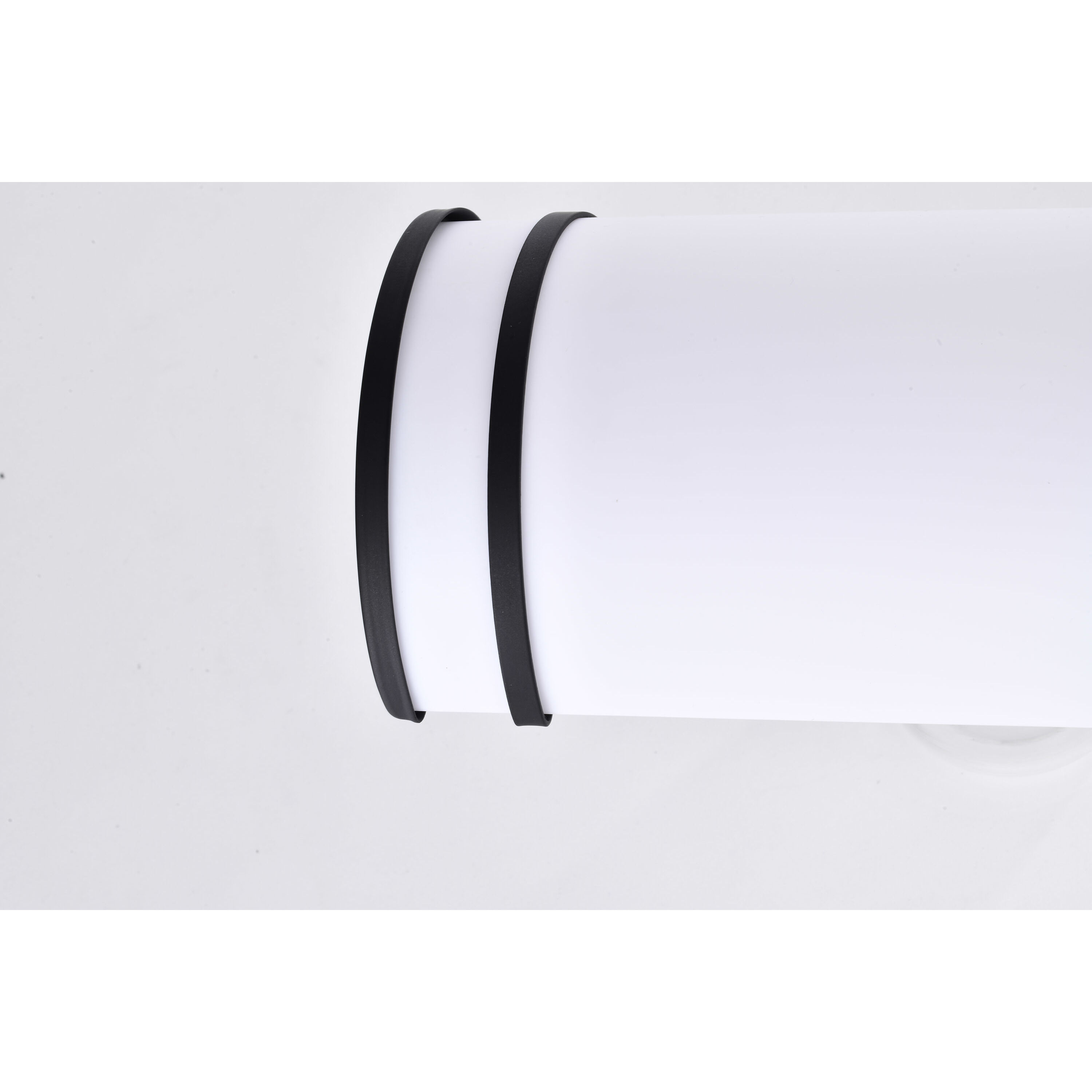 Glamour LED 25 inch Matte Black Vanity Light Wall Light