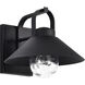Ridge 8.88 inch Black Outdoor Wall Light