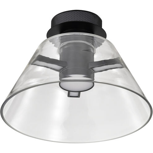 Edmond LED 13.63 inch Matte Black Semi Flush Mount Ceiling Light