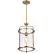 Yorktown 1 Light 10 inch Burnished Brass Pendant Ceiling Light