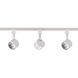 Brentwood 3 Light 120V White Track Kit Ceiling Light
