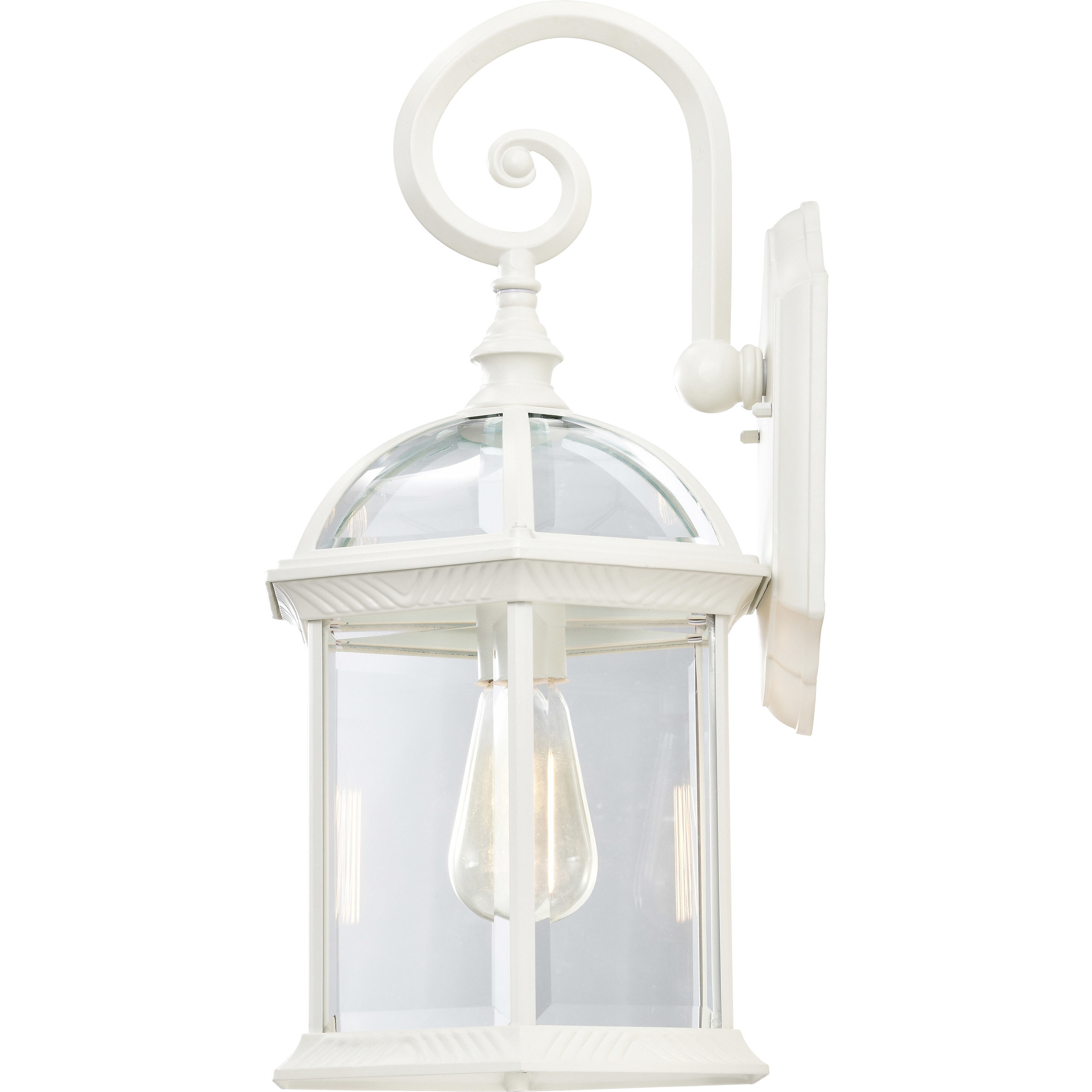 Boxwood 1 Light 19 inch White Outdoor Wall Lantern