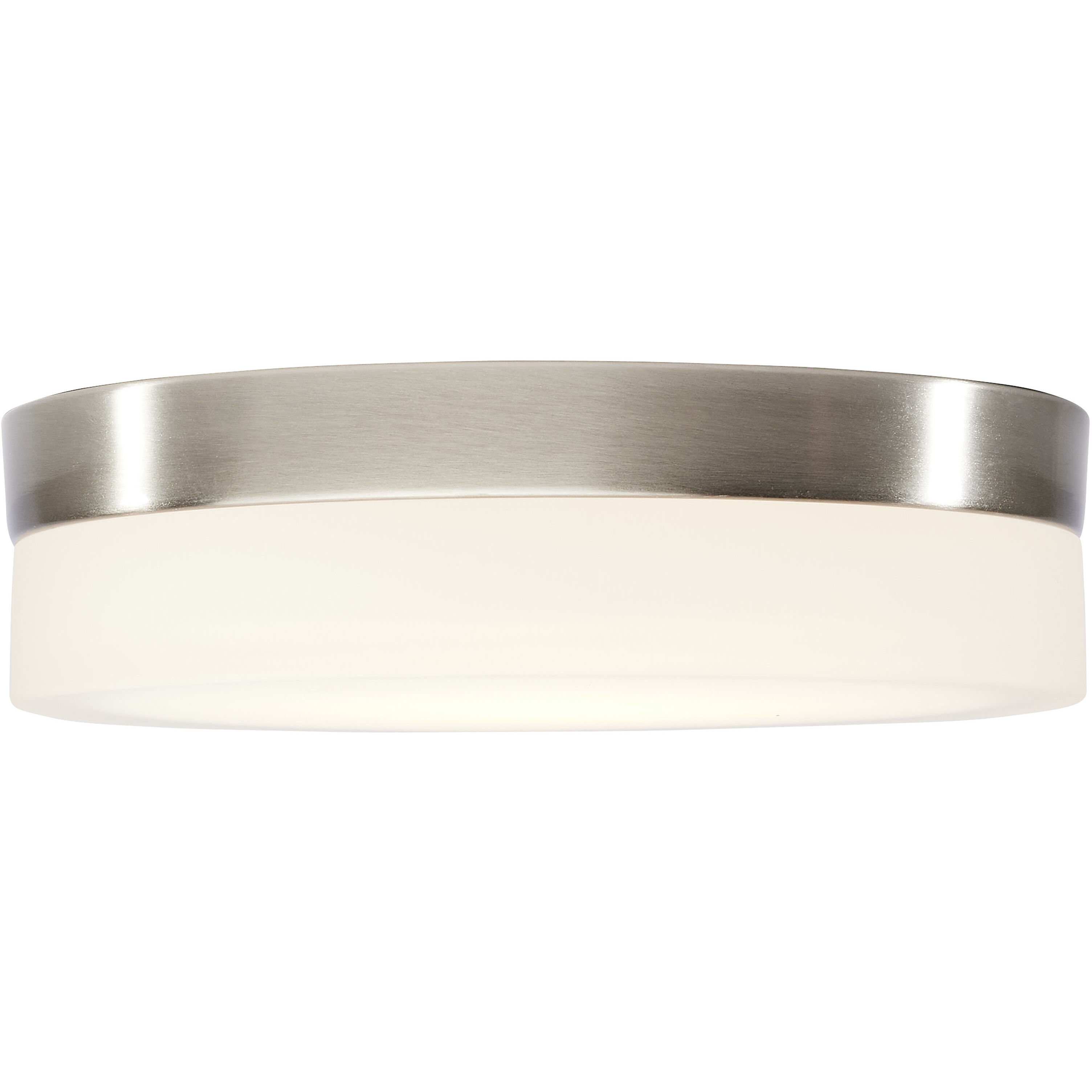 Pi LED 9 inch Brushed Nickel LED Flush Mount Ceiling Light