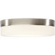Pi LED 9 inch Brushed Nickel LED Flush Mount Ceiling Light