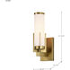 Roselle 1 Light 4.5 inch Natural Brass Vanity Light Wall Light