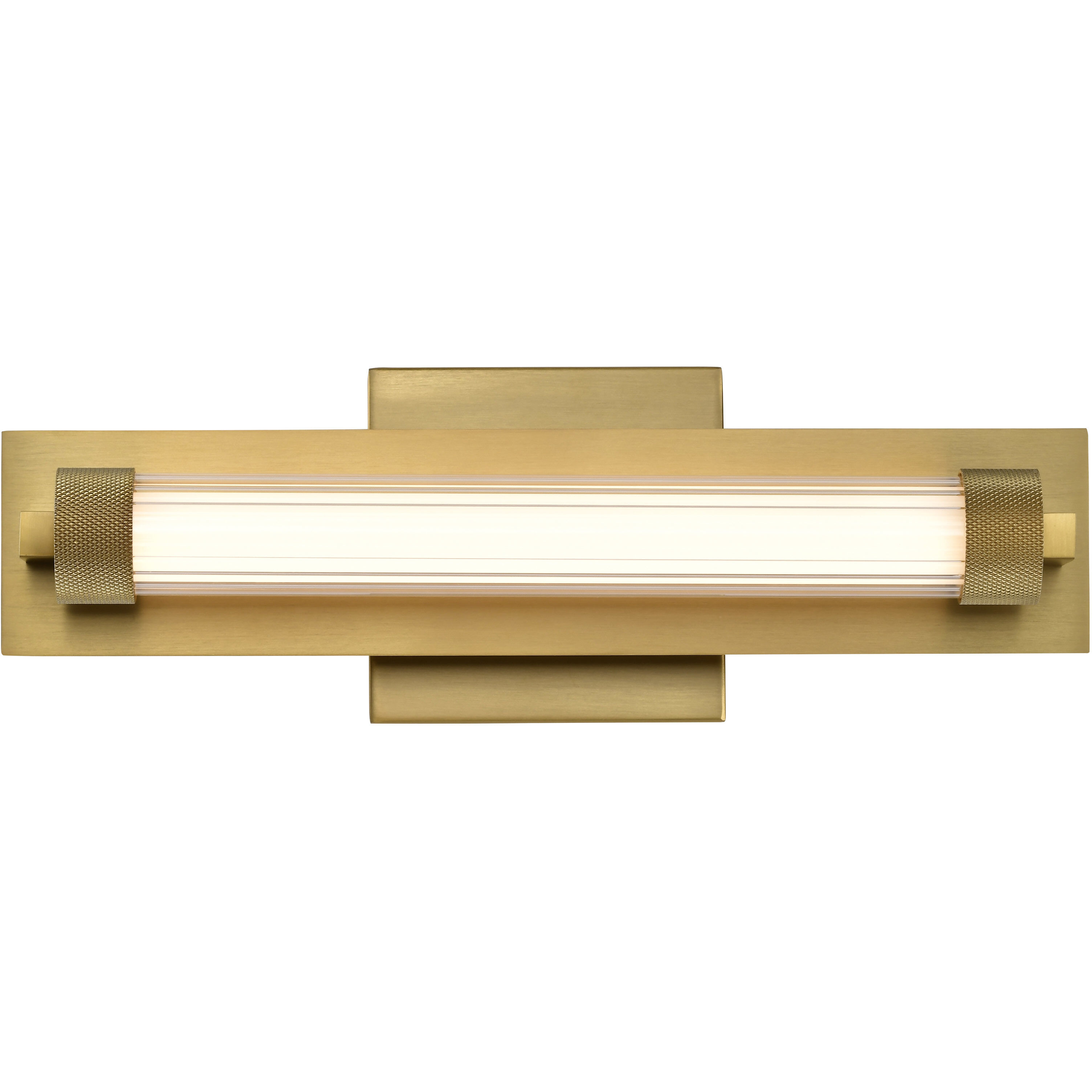 Larissa LED 14 inch Vintage Brass Vanity Wall Light
