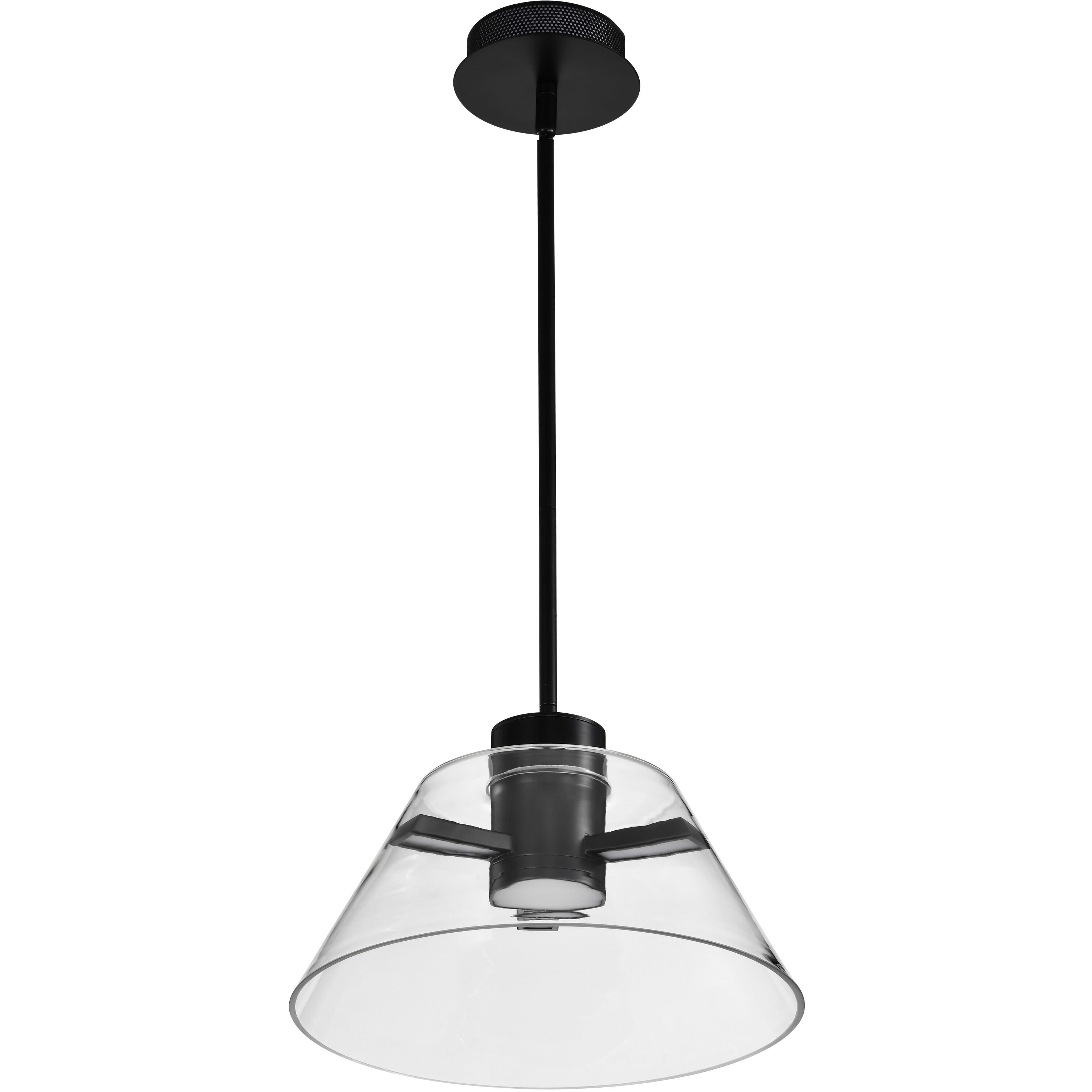 Edmond LED 13.63 inch Matte Black Pendant Ceiling Light