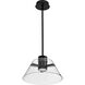 Edmond LED 13.63 inch Matte Black Pendant Ceiling Light