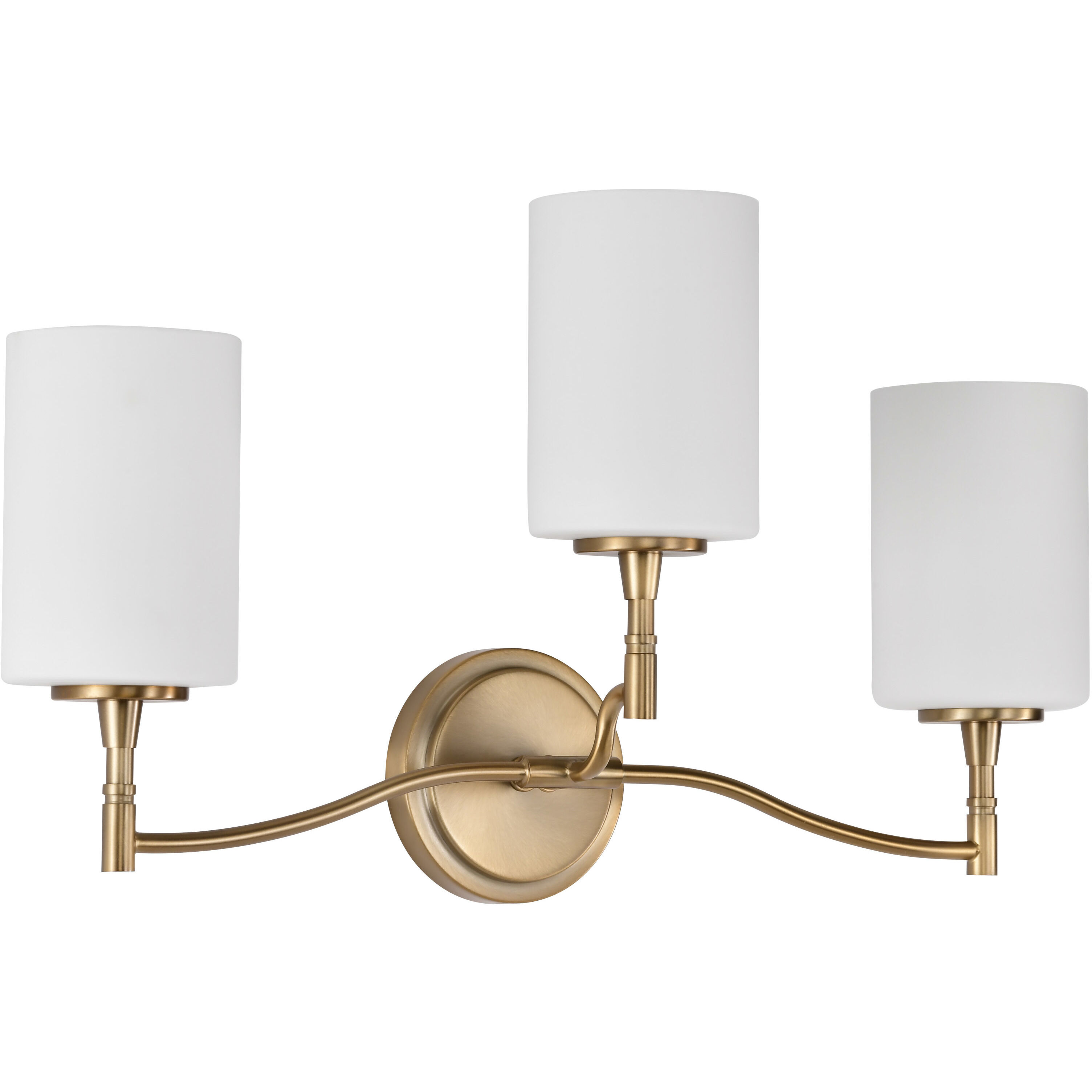 Liam 22 inch Burnished Brass Vanity Wall Light