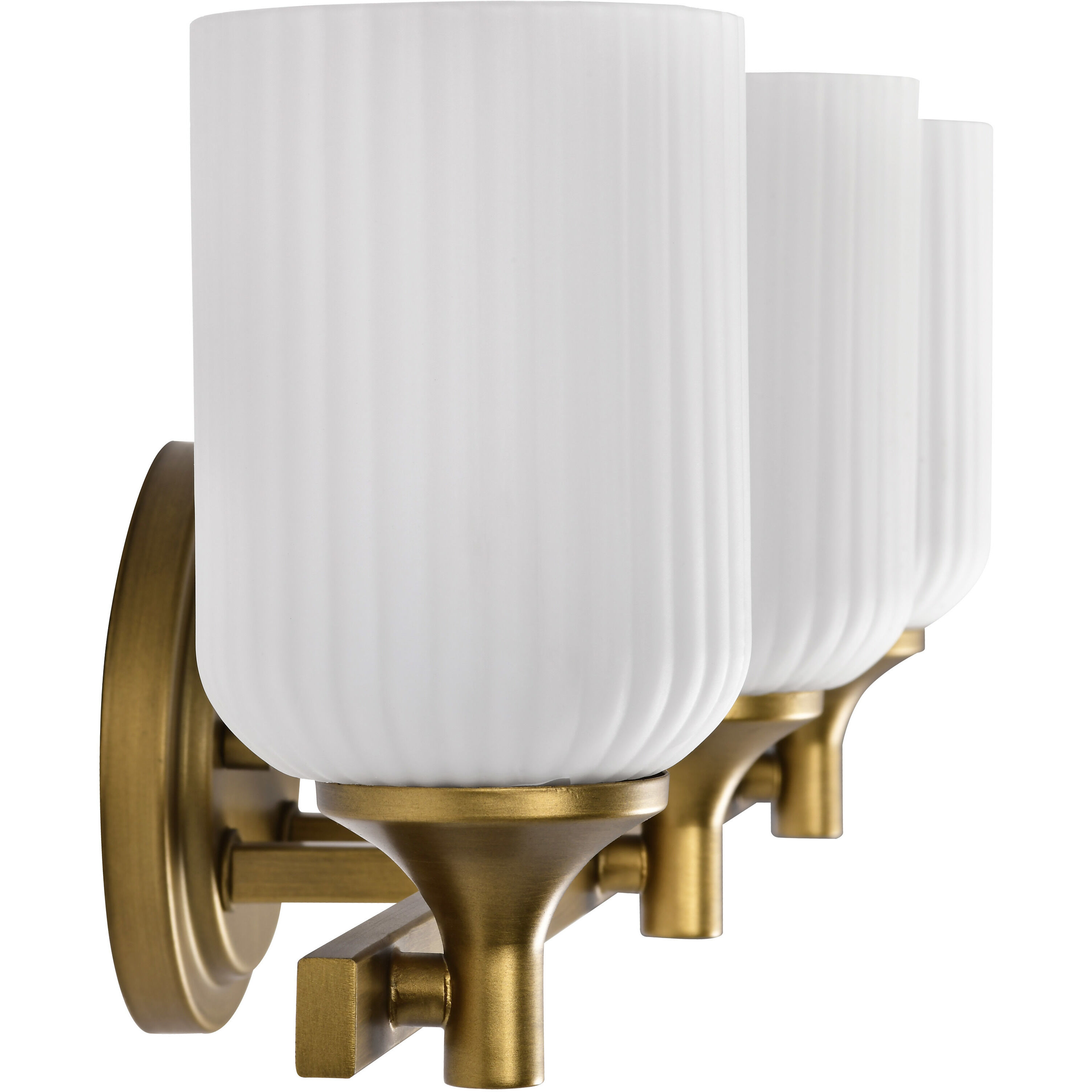Solara 23 inch Natural Brass Vanity Wall Light