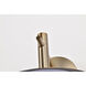 Corrine LED 9.88 inch Burnished Brass Vanity Light Wall Light