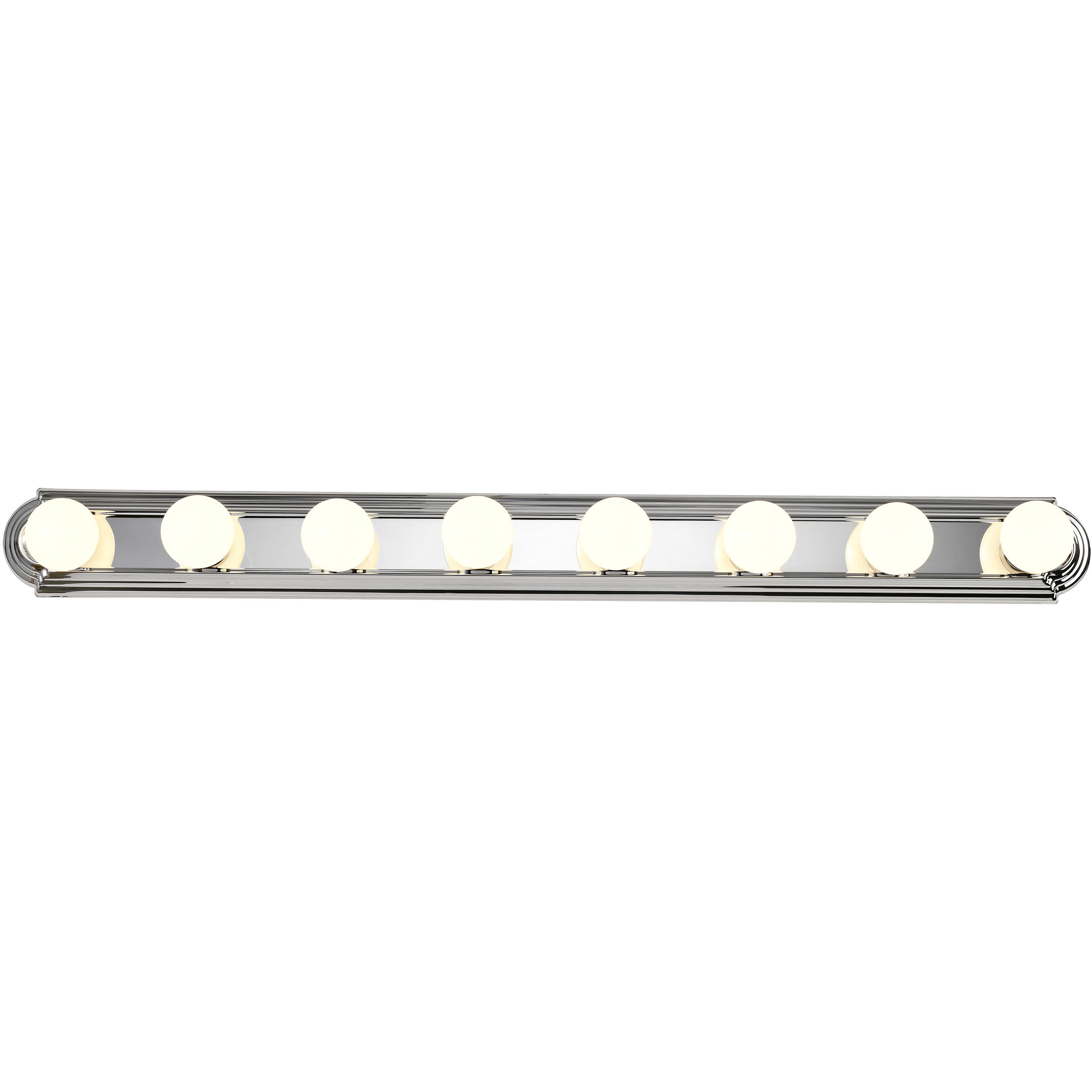 Brentwood 8 Light 48 inch Polished Chrome Vanity Light Wall Light