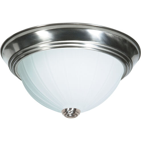 Brentwood 3 Light 15 inch Brushed Nickel Flush Mount Ceiling Light