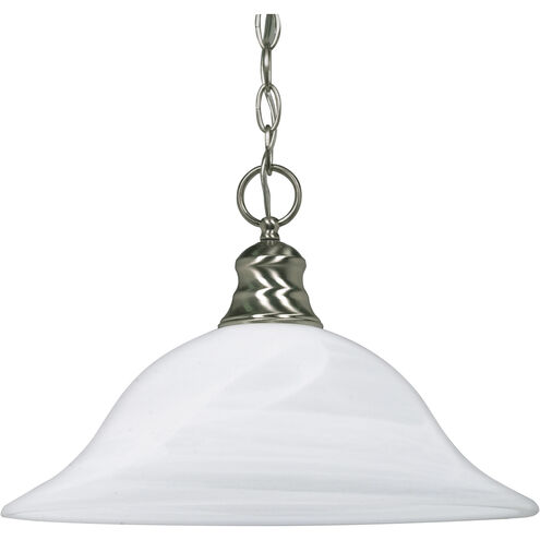 Brentwood 1 Light 16 inch Brushed Nickel Pendant Ceiling Light