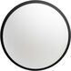 Button LED 17 inch Matte Black LED Flush Mount Ceiling Light