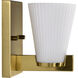 Royale 4.5 inch Burnished Brass Vanity Wall Light