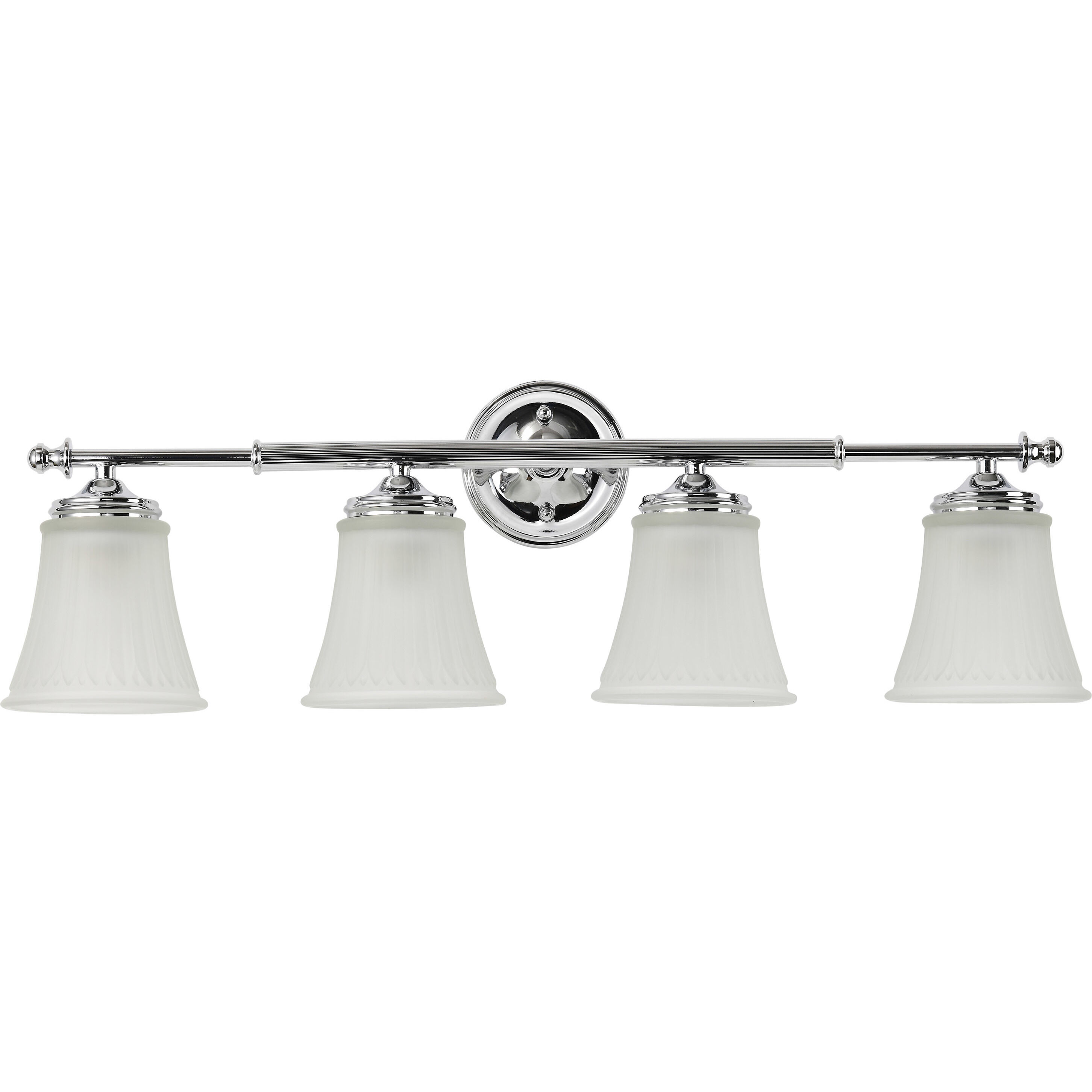 Teller 4 Light 28.5 inch Polished Chrome Vanity Light Wall Light