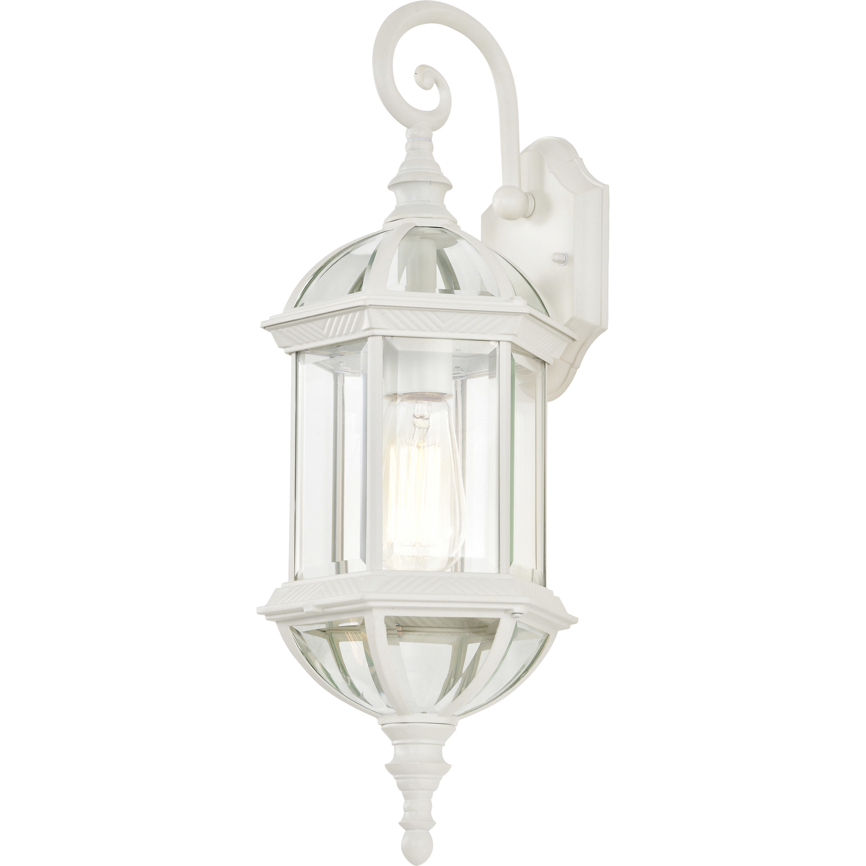 Boxwood 1 Light 22 inch White Outdoor Wall Lantern