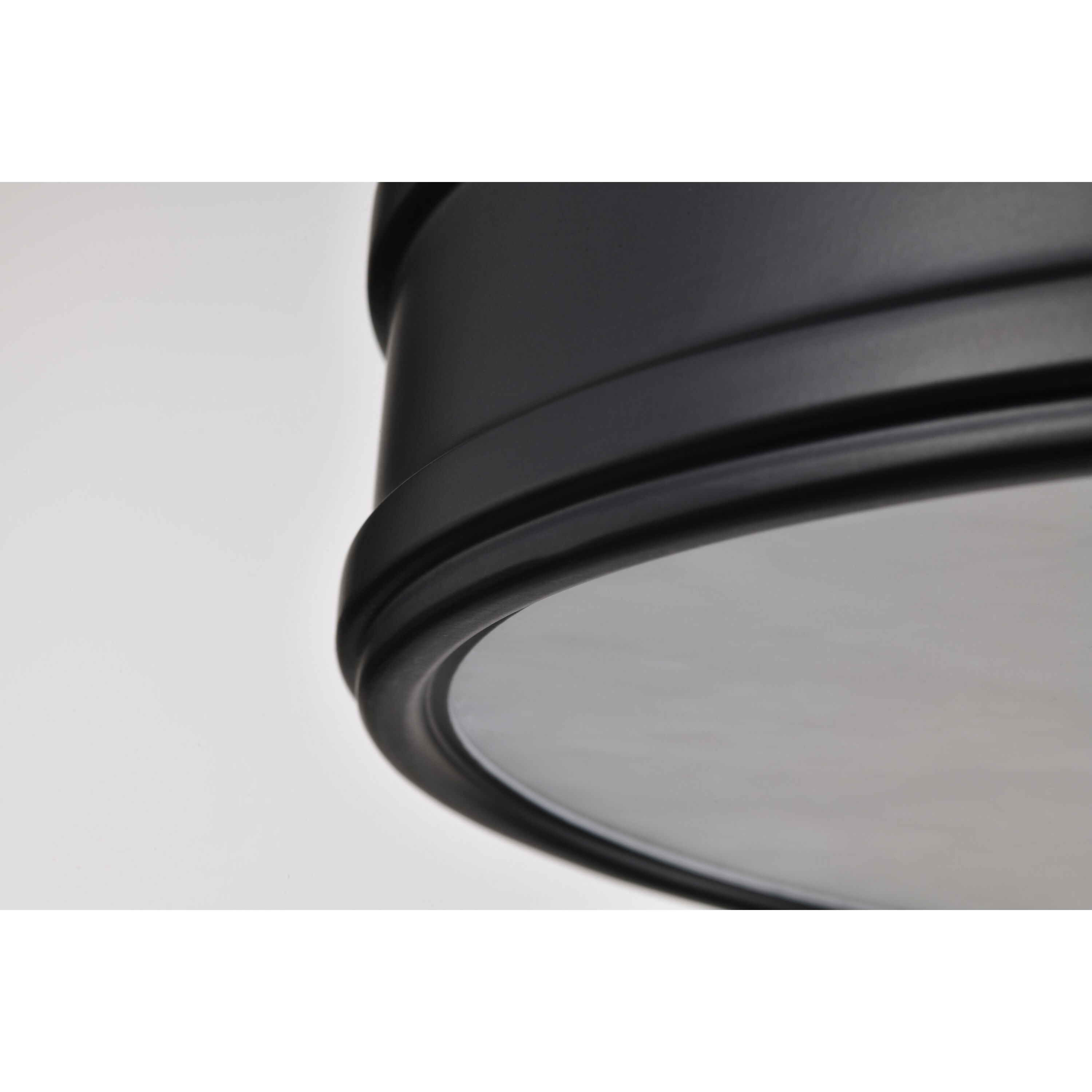 Kendall LED 14.25 inch Matte Black Flush Mount Ceiling Light