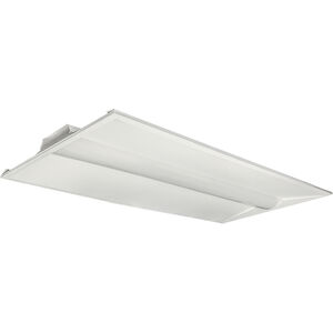 Brentwood LED 24 inch White Troffer Ceiling Light, Center Basket