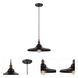 Vintage 1 Light 14 inch Rustic Bronze Pendant Ceiling Light