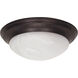 Brentwood 2 Light 14 inch Old Bronze Flush Mount Ceiling Light