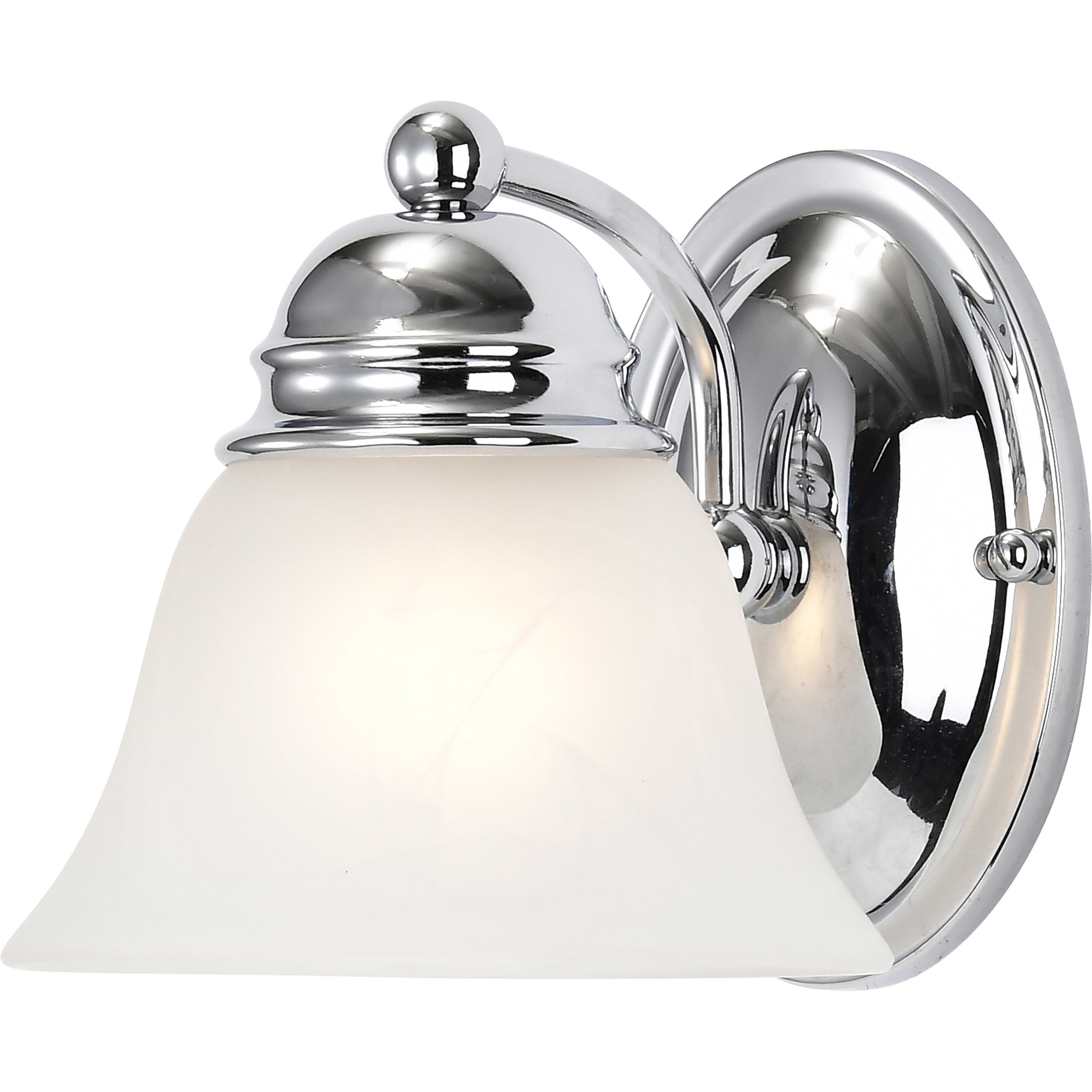Empire 1 Light 6 inch Polished Chrome Vanity Light Wall Light