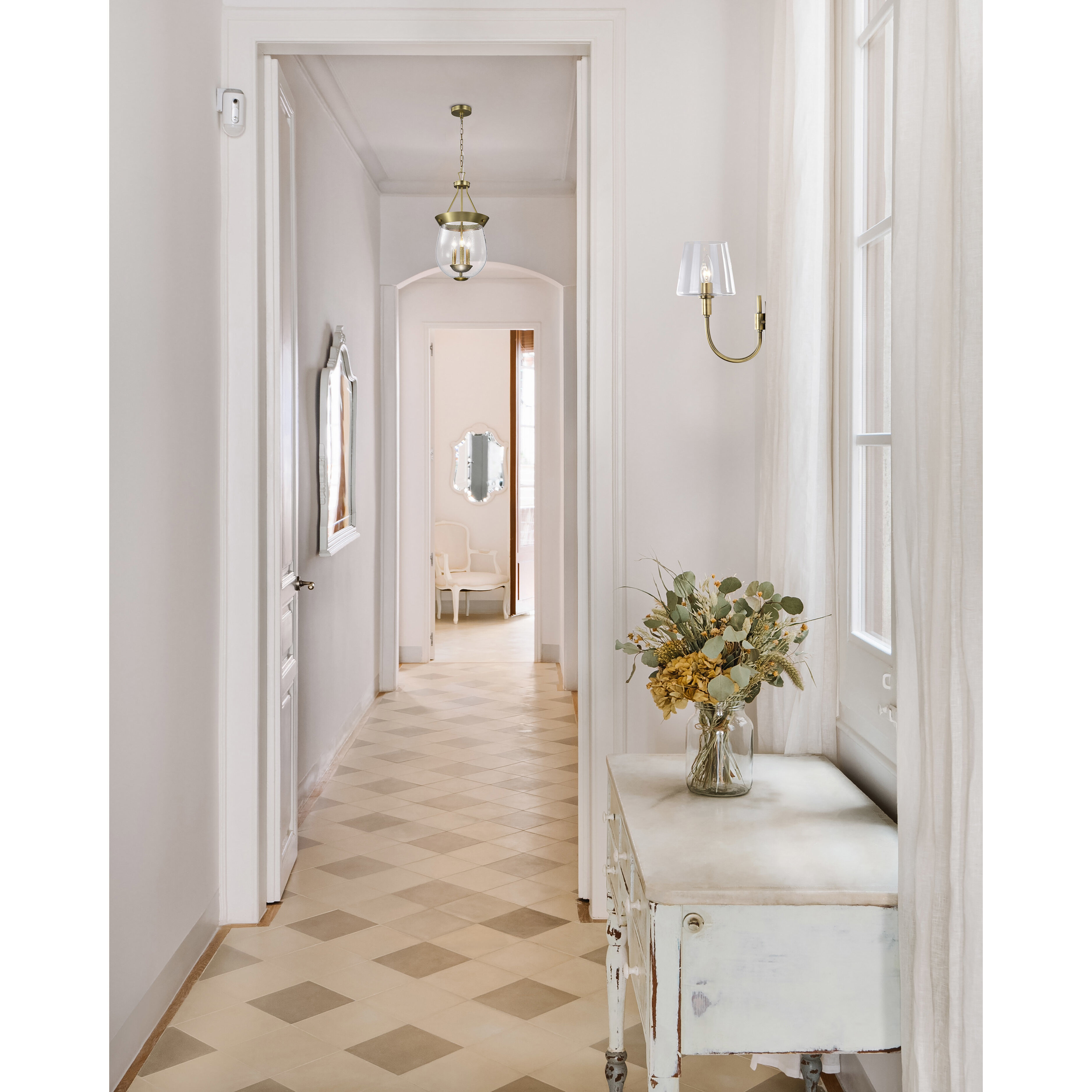 Brookside 1 Light 6 inch Vintage Brass Wall Sconce Wall Light