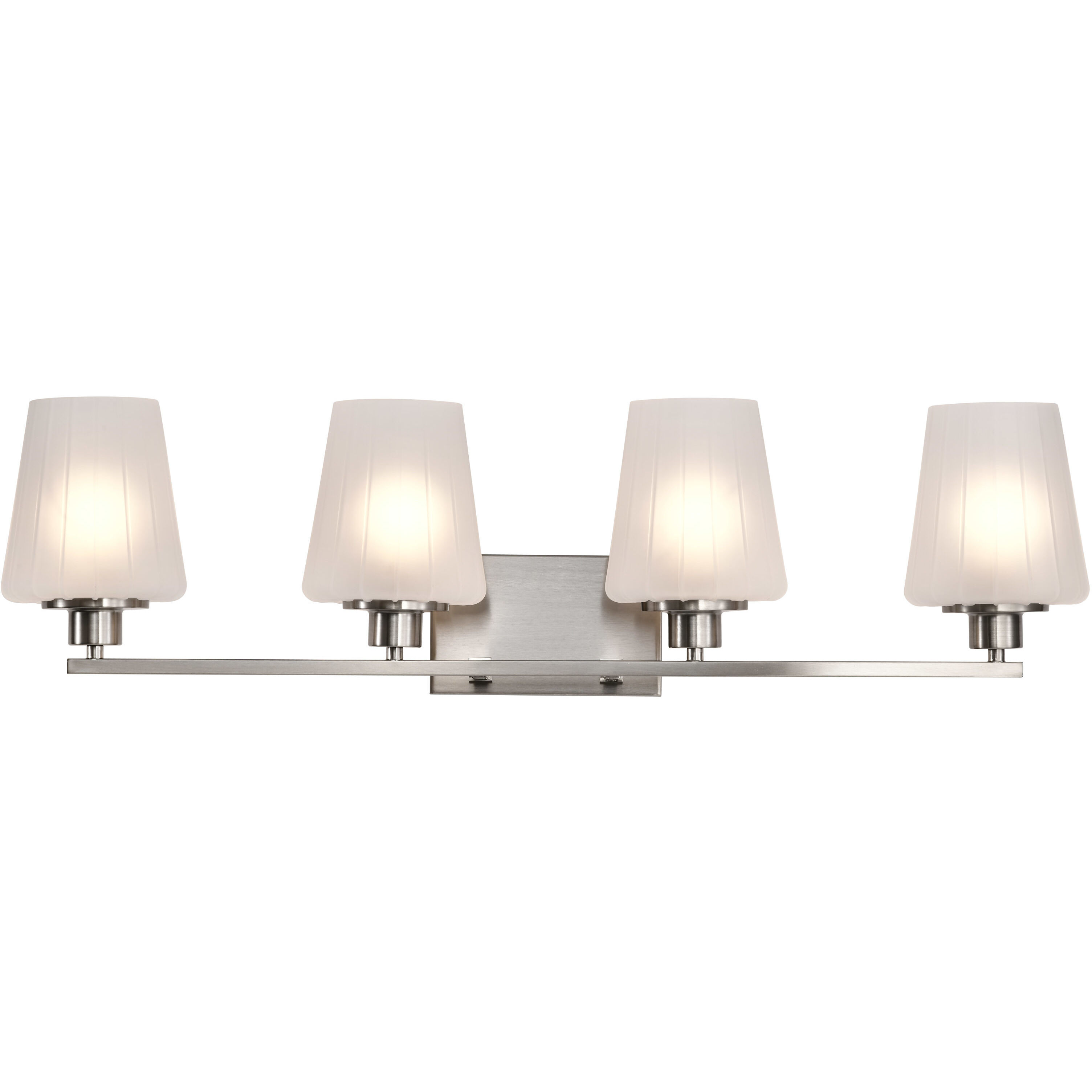 Lune 32 inch Brushed Nickel Vanity Wall Light